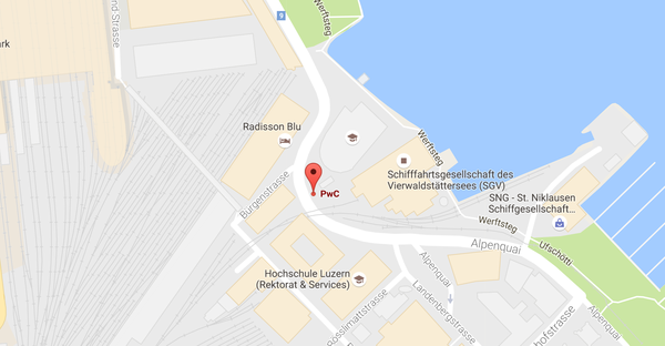 WELLcome Day PwC Luzern Ort Google Maps