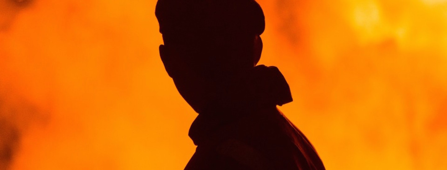 Man fire leader