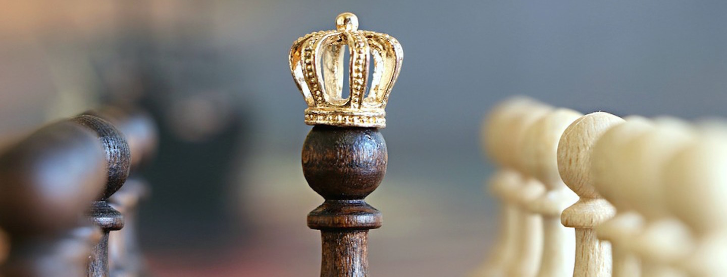 King at chess