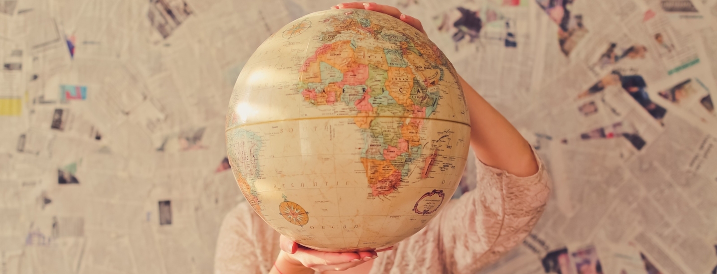Globe map world