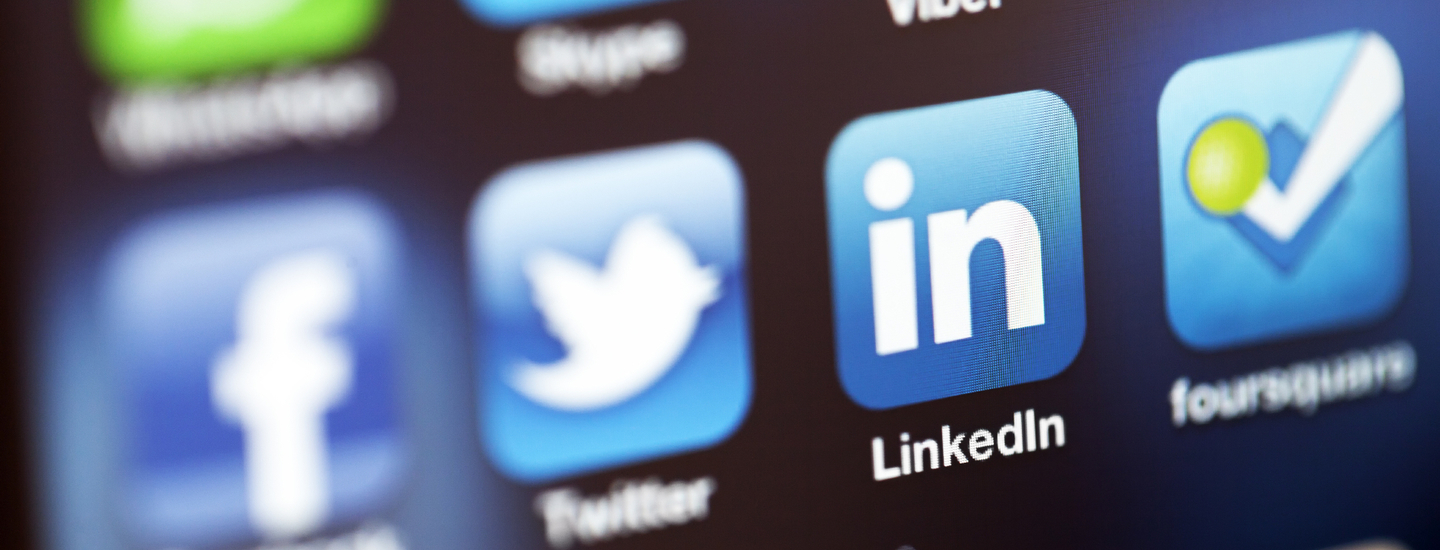 Icons linkedin smartphone jobsuche social media