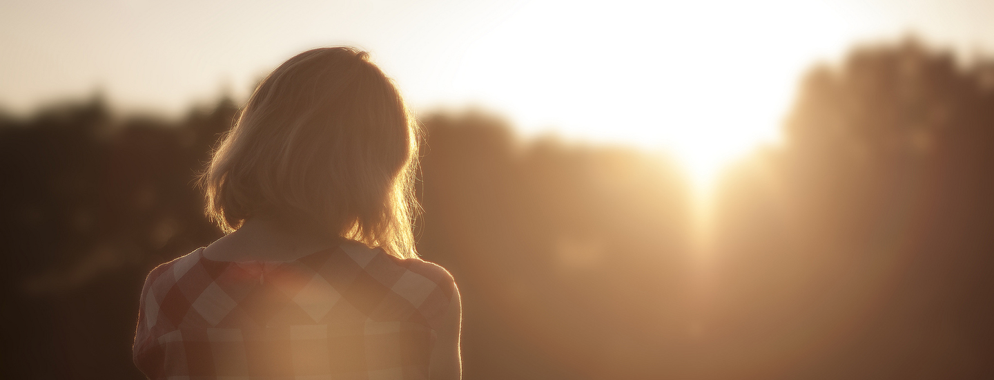 Dawn nature sunset woman