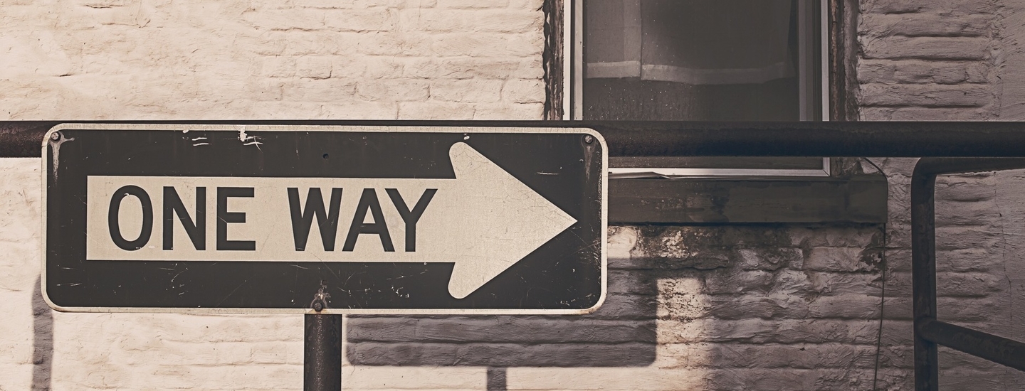 Road street sign way