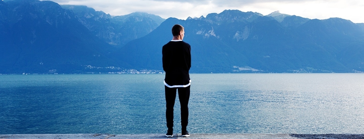 Mountains nature man person 3