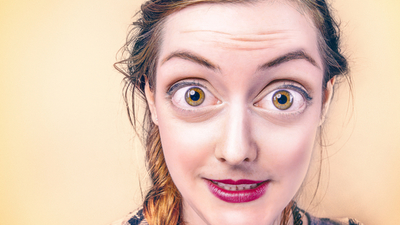 Middle m dchen grosse augen gesicht morgen wach