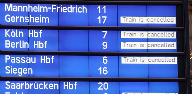 Big deutsche bahn zu ge mit verspa tung