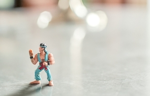 Small action figure superheld