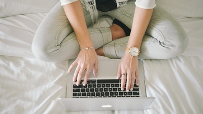 Middle fashion legs notebook working  1 