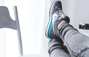 Small woman legs girl grey