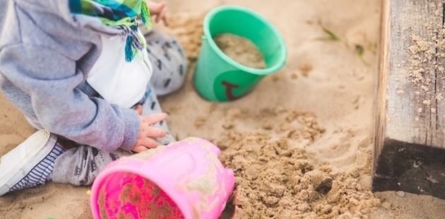 Big sand summer outside playing 1