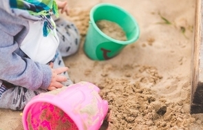 Small sand summer outside playing 1