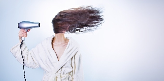 Big woman morning bathrobe bathroom 1 