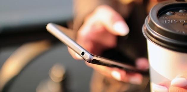 Big hands coffee smartphone technology 1 
