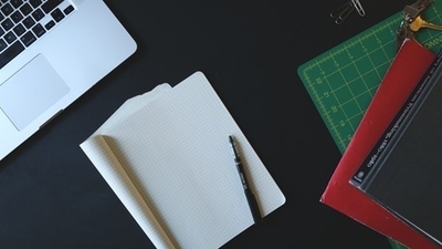 Middle space desk laptop notebook 1